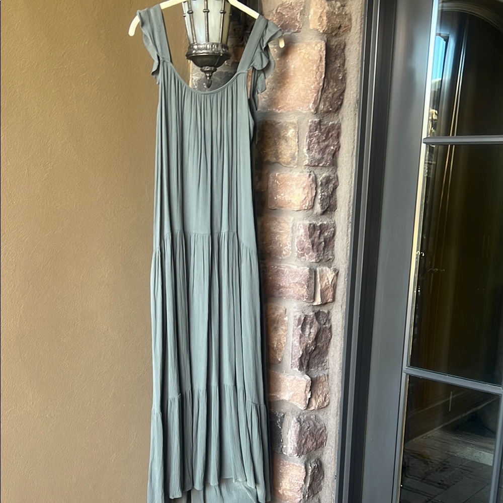Steve Madden Sage Green Maxi Dress